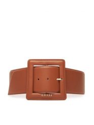Guess Pasek Damski BW9245 P5370 Brązowy. Brązowe paski Guess, z aplikacjami, ze skóry. Za 249.99 zł.