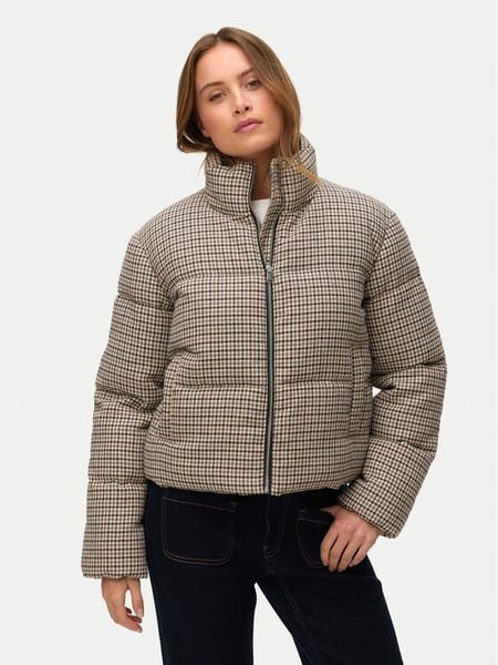 Vero Moda Kurtka zimowa Lyon 10334968 Beżowy ciemny Regular Fit. Brązowe kurtki Vero Moda, na zimę, xl, bez wzorów, z syntetyku, bez kaptura. Za 319.99 zł.