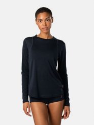 KARI TRAA Koszulka funkcyjna "Embla" w kolorze granatowym rozmiar: XS. Niebieskie t-shirty sportowe Kari Traa, xs, bez wzorów, z wełny, bez ramiączek, outdoorowe. Za 274.95 zł.