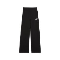 Damskie legginsy z wysokim stanem, prostymi nogawkami i małym logo No. 1 ESS. Czarne legginsy Puma, bez wzorów, eleganckie. Za 159.00 zł.