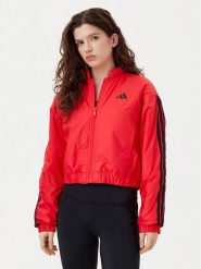 Adidas Kurtka bomber Essentials 3-Stripes JP1724 Czerwony Loose Fit. Czerwone kurtki adidas, xs, bez wzorów, z syntetyku, bez kaptura. Za 379.99 zł.
