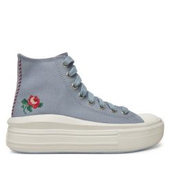Trampki Converse. Szare trampki Converse, bez wzorów, retro, bez zapięcia. Za 289.99 zł.