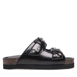Klapki Zadig&Voltaire. Czarne klapki Zadig&Voltaire, bez wzorów, vintage, bez obcasa, bez zapięcia. Za 799.99 zł.