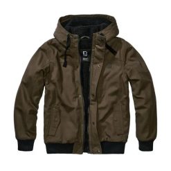 Kurtka Brandit Essential. Zielone kurtki Brandit, xl, bez wzorów, z bawełny, z kapturem. Za 549.10 zł.