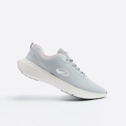Second Life - Buty do biegania damskie Kiprun Jogflow 100.1 - Stan Doskonały. Białe buty do biegania KALENJI, bez wzorów, z kauczuku, bez zapięcia, do biegania. Za 51.99 zł.