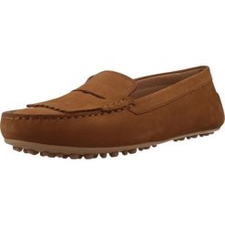 Buty GEOX D KALISTENA Brązowy. Brązowe buty trekkingowe Geox, ze skóry, bez zapięcia. Za 460.99 zł.