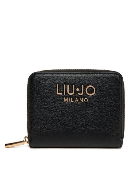 Liu Jo Portfel Ecs M Zip Around AF5156 E0058 Czarny. Czarne portfele Liu Jo, bez wzorów, ze skóry. Za 269.99 zł.