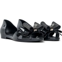 Sandały damskie Melissa Seduction V AD. (32663-01003). Czarne sandały Melissa, bez wzorów, z materiału, bez obcasa, bez zapięcia. Za 169.99 zł.