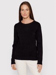Vila Sweter Ril 14054177 Czarny Regular Fit. Czarne swetry Vila, m, bez wzorów, z wiskozy, bez ramiączek. Za 69.99 zł.