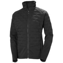 Damska kurtka puchowa Helly Hansen Hybrid Stretch Insulator. Brązowe kurtki Helly Hansen, bez wzorów, z puchu, sportowe, bez kaptura. Za 738.50 zł.