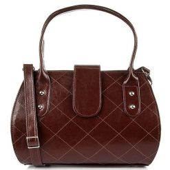 Elegancki kuferek ze skóry naturalnej DAN-A T256 koniak. Torebki klasyczne DAN-A, bez wzorów, ze skóry, eleganckie, bez dodatków. Za 299.99 zł.