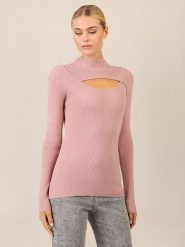 APART Sweter w kolorze jasnoróżowym rozmiar: 36. Różowe swetry Apart, bez wzorów, z kaszmiru, bez ramiączek. Za 130.99 zł.