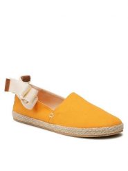 Jenny Fairy Espadryle WS21181-02 Pomarańczowy. Brązowe espadryle Jenny Fairy, bez wzorów, z materiału, bez obcasa. Za 99.99 zł.