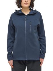 Haglöfs Kurtka polarowa "Rosson Mid Hood" w kolorze granatowym rozmiar: L. Niebieskie kurtki Haglöfs, l, bez wzorów, z polaru, bez kaptura. Za 377.74 zł.