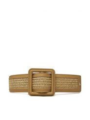 Weekend Max Mara Pasek Damski 2515501015650 Beżowy. Brązowe paski Weekend Max Mara, bez wzorów, z bawełny. Za 579.99 zł.