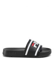 Fila Klapki Morro Bay Slipper 2.0 1010901.25Y Czarny. Czarne klapki Fila, bez wzorów, ze skóry, sportowe, bez obcasa, bez zapięcia. Za 69.99 zł.