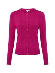 Marie Lund Kardigan damski Kobiety wyrazisty róż jednolity, M. Czerwone swetry Marie Lund, m, bez wzorów, z syntetyku, bez ramiączek. Za 199.95 zł.
