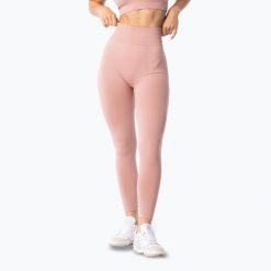 Legginsy treningowe damskie Carpatree Simply Seamless. Czerwone legginsy Carpatree, bez wzorów, z elastanu, sportowe, długie. Za 129.99 zł.