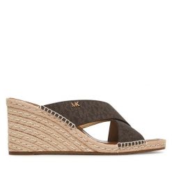 Espadryle MICHAEL Michael Kors. Brązowe espadryle MICHAEL Michael Kors, bez wzorów, bez obcasa. Za 589.99 zł.