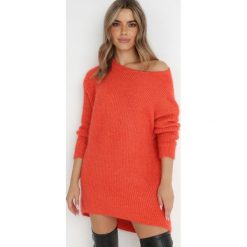Pomarańczowy Sweter Hogan. Brązowe swetry Born2be, na jesień, m, bez wzorów, z dzianiny, klasyczne, bez ramiączek. W wyprzedaży za 69.99 zł.