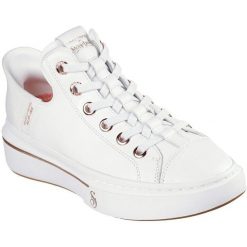 Buty sportowe damskie Skechers Snoop One og Leather. Białe buty sportowe lifestyle Skechers, bez wzorów, ze skóry ekologicznej, sportowe, bez zapięcia, skechers sport. Za 490.00 zł.