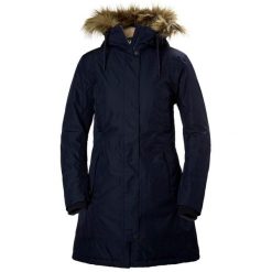 Parka damska Helly Hansen Mayen. Niebieskie płaszcze Helly Hansen, na zimę, bez wzorów, bez kaptura. W wyprzedaży za 995.00 zł.