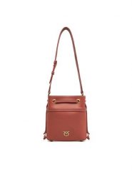 PINKO Torebka SECCHIELLO MINI 104303 A29Q L84Q Brązowy. Brązowe torebki klasyczne Pinko, bez wzorów, ze skóry, bez dodatków. Za 879.99 zł.