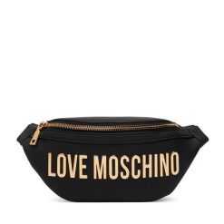 Nerka LOVE MOSCHINO. Czarne nerki i saszetki Love Moschino, bez wzorów, bez dodatków. Za 859.99 zł.