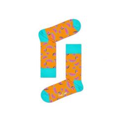 Skarpetki Happy Socks WAT01-2000. Brązowe skarpetki Happy Socks, bez wzorów, z bawełny. Za 24.43 zł.