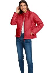 Heine Dwustronna kurtka przejściowa w kolorze czerwono-czarnym rozmiar: 46. Czarne kurtki Heine, bez wzorów, bez kaptura. Za 126.99 zł.