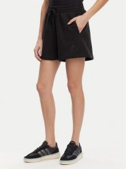 Adidas Szorty sportowe ALL SZN Fleece JI6529 Czarny Loose Fit. Czarne szorty sportowe adidas, bez wzorów, z bawełny. Za 139.99 zł.