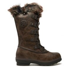 Śniegowce Kimberfeel. Brązowe śniegowce Kimberfeel, bez wzorów, bez zapięcia. Za 679.99 zł.