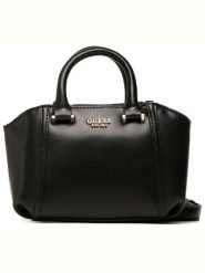 Guess Torebka w kolorze czarnym - 23 x 15 x 9 cm rozmiar: onesize. Czarne torebki klasyczne Guess, z aplikacjami, z materiału, przez ramię, bez dodatków. Za 251.53 zł.