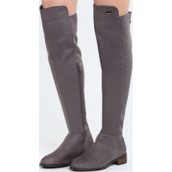 Szare Kozaki Zippered. Kozaki marki Kazar. Za 84.99 zł.