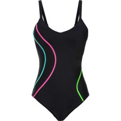 Kostium kąpielowy wyszczuplający bonprix czarny. Bielizna modelująca marki bonprix. Za 74.99 zł.