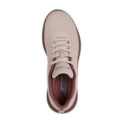 Buty SKECHERS BOBS MODA FLEX MELLOW DAWN Brązowy. Fioletowe buty trekkingowe Skechers, z syntetyku, bez zapięcia. Za 276.71 zł.