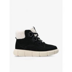Buty zimowe damskie Sorel Explorer III NW Lace WP. Czarne buty trekkingowe Sorel, na zimę, bez zapięcia. Za 434.99 zł.