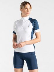 Dare 2b Koszulka kolarska "Compassion III" w kolorze białym rozmiar: 42. Białe t-shirty sportowe Dare 2b, bez wzorów, z materiału, bez ramiączek, rowerowe. Za 105.88 zł.