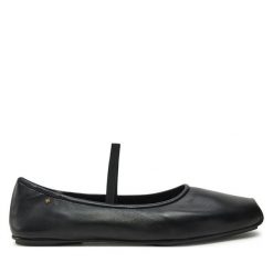 Baleriny Tory Burch. Czarne baleriny Tory Burch, bez wzorów, bez obcasa, bez zapięcia. Za 889.99 zł.