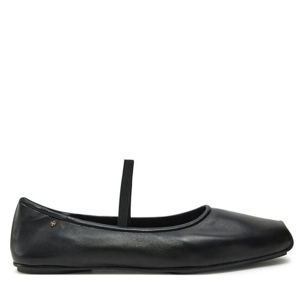 Baleriny Tory Burch. Czarne baleriny Tory Burch, bez wzorów, bez obcasa, bez zapięcia. Za 889.99 zł.
