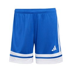 Spodenki damskie adidas Squadra. Białe szorty sportowe adidas, bez wzorów, z dzianiny, na fitness i siłownię. Za 71.99 zł.