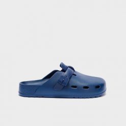 Klapki basenowe unisex do pływania Bahia Clog, granatowe. Niebieskie klapki Scholl, bez wzorów, z materiału, bez obcasa, bez zapięcia. Za 189.99 zł.