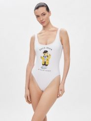 Polo Ralph Lauren Strój kąpielowy 21490410 Biały. Białe stroje jednoczęściowe Polo Ralph Lauren, bez wzorów, z syntetyku. Za 739.99 zł.