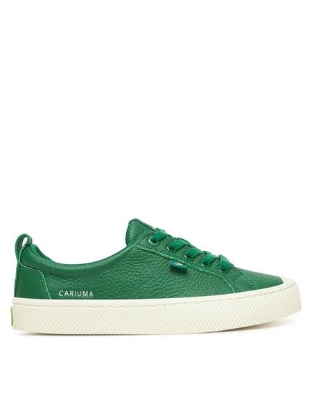 Cariuma Trampki Oca 100104E22W080 Zielony. Zielone trampki CARIUMA, bez wzorów, ze skóry, bez zapięcia. Za 559.99 zł.