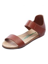 Comfortfusse Skórzane sandały w kolorze jasnobrązowym rozmiar: 37. Brązowe sandały Comfortfüße, bez wzorów, klasyczne, z otwartym noskiem, bez obcasa, bez zapięcia. Za 217.99 zł.