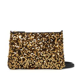 Torebka Coccinelle. Czarne kopertówki Coccinelle, bez wzorów, wizytowe, bez dodatków. Za 479.99 zł.