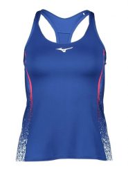 Mizuno Top sportowy "Printed" w kolorze niebieskim rozmiar: L. Niebieskie topy sportowe Mizuno, l, bez wzorów, z materiału, outdoorowe. Za 70.57 zł.