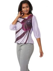 WITT WEIDEN Bluzka w kolorze fioletowym rozmiar: 38. Różowe bluzki WITT WEIDEN, bez wzorów, bez kołnierzyka, bez ramiączek. Za 70.41 zł.