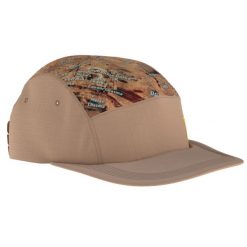 Czapka z daszkiem dla dorosłych Buff 5 Panel Explore Cap. Czerwone czapki z daszkiem Buff, bez wzorów, z elastanu, sportowe. W wyprzedaży za 142.43 zł.