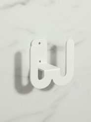 Smarto Metallico Uchwyt w kolorze białym na kapcie - 8 x 8 x 5 cm rozmiar: onesize. Białe kapcie Smarto Metallico, bez wzorów, z materiału. Za 39.99 zł.